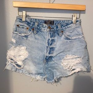 A&F HIGHWAISTED SHORTS